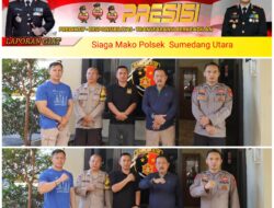 Kegiatan Jaga Mako Polsek Sumedang Utara Kabupaten Sumedang oleh AIPDA Roni A. T., S.Kom