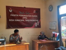 Kapolsek Tanjungmedar IPTU HAJID ABDULAH, SH Bersama Aiptu Dasep Nasrudin dan Aipda Vera Kusnandar Sambang/Silaturahmi ke Sekertariat PPS Desa Sukatani