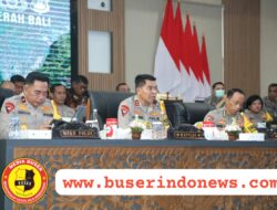 Ribuan Personel Akan di Turunkan, Kapolda Pimpin Rapat Pengamanan Malam Tahun Baru 2024