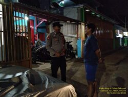 Jaga Situasi Kamtibmas Jelang Pemilu, Anggota Unit Samapta Polsek Sukasari Rutin Laksanakan Patroli KRYD Blue Light / Malam Hari