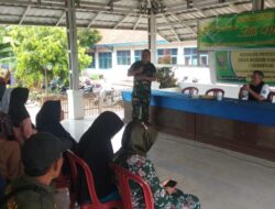 Danramil 1004 Tanjungsari, Ajak Generasi Muda mengisi Tahun Baru 2024 dengan Berdo’a Bersama.