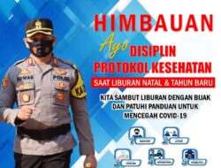 Covid – 19 Meningkat Polres Purwakarta Sampaikan Lima Himbauan Jelang Natal dan Tahun Baru