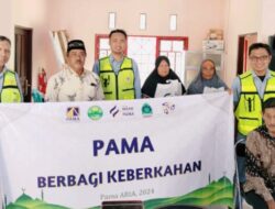 Bakti Sosial PAMA Aria Distribusikan Bantuan Paket Sembako Di Desa Lingkar Tambang