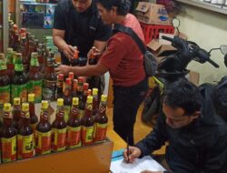 Minuman Keras Disita Polres Purwakarta Saat Malam Pergantian Tahun