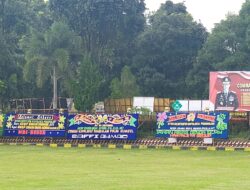 Papan Bunga Penuhi Mapolres Pagar Alam 