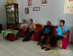 Bhabinkamtibmas Desa Sukamukti Polsek Tanjungmedar Polres Sumedang Polda Jabar laksanakan sambang/silatrahmi kamtibmas pasca gempa bumi