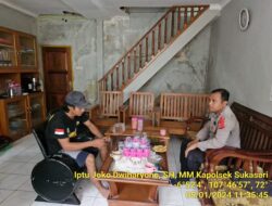Kapolsek Sukasari IPTU Joko Dwi Haryono SH,M.M, bersama Babinkamtibmas  Melaksanakan Giat Sambang Dan Silaturahmi Kepada Tokoh Masyarakat Desa Genteng 