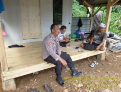 Aiptu Eded Kanit Samapta laksanakan sambang/silatrahmi Kamtibmas kepada warga masyarakat 