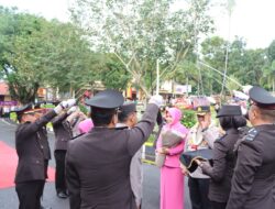 Polres Pagar Alam Gelar Acara Pisah Sambut Kapolres Lama Dengan Kapolres Yang Baru 