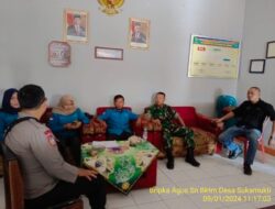 Untuk menjaga Sinergitas TNI/POLRI Bhabinkamtibmas Polsek Tanjungmedar Polres Sumedang Polda Jabar laksnakan sambang
