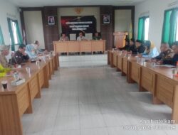 RAKOR DENGAN FORKOPIMCAM SUKASARI, POLSEK SUKASARI SIAP TANGANI BENCANA DI WILAYAH KECAMATAN SUKASARI