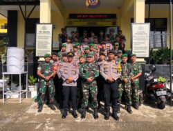 INGATKAN NETRALITAS, KORAMIL 1004 TANJUNGSARI & POLSEK PAMULIHAN GELAR APEL BERSAMA