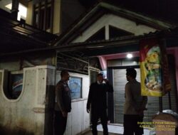 GIAT PATROLI PADA JAM RAWAN MALAM HARI, GENCAR DILAKSANAKAN ANGGOTA JAGA UNIT SAMAPTA POLSEK SUKASARI