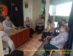 ANEV Minggu pertama di Bulan Januari 2024 oleh KOMPOL AWAM MUHAMMAD RIZAL, S.A.B., Kepada Anggota Polsek Sumedang Utara