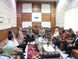 Kapolres Pagar Alam Menerima Kunjungan Badan Pengawas pemilu