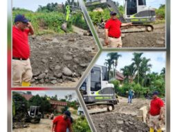 PJ Bupati Lahat Cepat Tanggap Memperbaiki Jembatan Yang Putus.