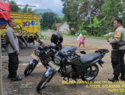 Pelihara kamtibmas tetap kondusif, Polsek Tanjungmedar Polres Sumedang KRYD siang hari