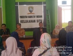 Kegiatan Musyawarah Masyarakat Desa/Kelurahan (Mmd) Bersama Uptd Puskesmas Rawat Inap Situ Kec.Sumedang Utara Kab. Sumedang
