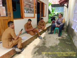 Bhabinkamtibmas Desa Sukamukti Polsek Tanjungmedar laksanakan sambang/silatrahmi kamtibmas