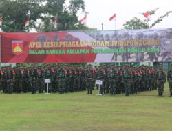 Apel Gabungan Kesiapsiagaan Pengamanan Pemilu Tahun 2024 Di Wilayah Kabupaten Pati
