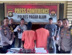 Pengedar Narkoba di Kota Pagar Alam Di Amankan Polisi.