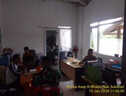 SINERGRITAS TNI POLRI MELAKSANAKAN SAMBANG SILATURAHMI BERSAMA DIWILAYAH DESA Banyuresmi KEC. SUKASARI KAB. SUMEDANG