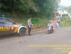 Jaga Kamtibmas tetap kondusif, Polsek Tanjungmedar Polres Sumedang Polda Jabar melaksanakan KRYD siang hari