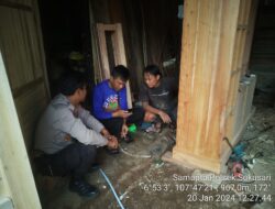 SAMBANGI WARGA MELALUI GIAT PATROLI JALAN KAKI