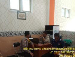 Bhabinkamtibmas Desa Sukarapih Melaksanakan Giat Sambang Dan Silaturahmi Kepada Warga masyarakat.