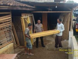 Bhabinkamtibmas Desa Sukasari Melaksanakan Giat Sambang Dan Silaturahmi Kepada Pengemudi Pangkalan dan warga Binaan