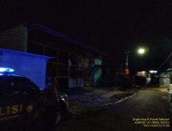 GIAT PATROLI PADA JAM RAWAN MALAM HARI, GENCAR DILAKSANAKAN ANGGOTA JAGA UNIT SAMAPTA POLSEK SUKASARI