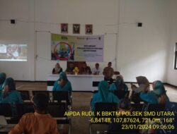 Bhabinkamtibmas AIPDA Rudi K. Mendampingi Kegiatan Dialog Masyarakat Tindak Lanjut Peningkatan Rumah Bersih Di Desa Sirnamulya