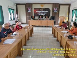 KAPOLSEK SUKASARI HADIRI RAPAT MINGGON FORKOPIMCAM SUKASARI