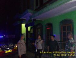 Jaga Situasi Kamtibmas Jelang Pemilu, Anggota Polsek Sukasari Rutin Laksanakan Patroli KRYD Blue Light / Malam Hari