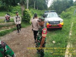 Tingkatkan Sinergitas, Polri Bersama TNI Lakukan Patroli Wilayah Hukum Polsek Sukasari