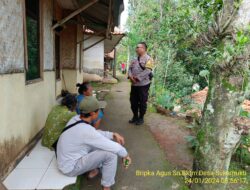 Bhabinkamtibmas Desa Sukamukti Polsek Tanjungmedar Polres Sumedang Polda Jabar laksanakan sambang/silatrahmi kamtibmas