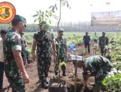 Kodim 0718/Pati Menggelar Karya Bakti Penanaman Pohon Dan Bakti Sosial