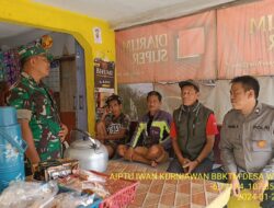 Bktm Desa Wargaluyu bersama Pelda Darsum Babinsa Desa Wargaluyu melaksanakan sambang/silatrahmi Kamtibmas dan dumas keliling dalam rangka Quick Wins PRESISI