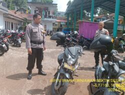 Polsek Tanjungmedar Polres Sumedang melaksanakan patroli di jalur rawan kriminalitas