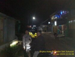 Jaga Situasi Kamtibmas Jelang Pemilu, Anggota Polsek Sukasari Rutin Laksanakan Patroli KRYD Blue Light / Malam Hari