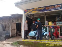 Bhabinkamtibmas Desa Sukarapih Melaksanakan Giat Sambang Dan Silaturahmi Kepada Warga masyarakat