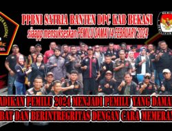 DPC PPBNI Satria Banten Kabupaten Bekasi Ajak Masyarakat Ciptakan Pemilu Damai 