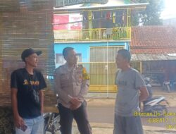 Bhabinkamtibmas Desa Sukasari Melaksanakan Giat Sambang Dan Silaturahmi Kepada Pengemudi Pangkalan dan warga Binaan.