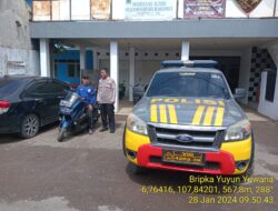 Untuk mencegah terjadinya gangguan kamtibmas, Polsek Tanjungmedar Polres Sumedang melaksanakan KRYD patroli siang hari