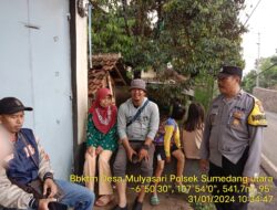 AIPDA Dedy Melaksanakan Sambang dan Silaturahmi Kepada Warga Binaan Desa Mulyasari Kecamatan Sumedang Utara