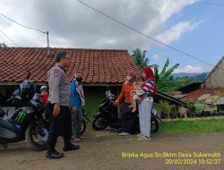 Bbktm Desa Sukamukti melaksanakan sambang/silatrahmi Kamtibmas dan dumas keliling dalam rangka BEYOND TRUST PRESISI di wilayah Kec. Tanjungmedar