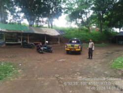 Jaga Situasi Kamtibmas Jelang Pemilu, Anggota Unit Samapta Polsek Sukasari Rutin Laksanakan Patroli KRYD Siang Hari dan antisipasi rawan bencana