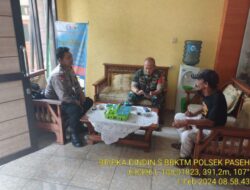 Giat Patroli dan Sambang Sinegritas TNI-POLRI di Wilayah Hukum Polsek Paseh: Antisipasi Kerawanan Keamanan