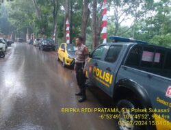 Jaga Situasi Kamtibmas Jelang Pemilu, Anggota Unit Samapta Polsek Sukasari Rutin Laksanakan Patroli KRYD Siang Hari dan antisipasi rawan bencana