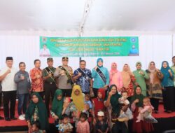 Kapolres Lubuk Linggau Hadiri Kegiatan Penyalurkan Bantuan Kepada Anak-Anak Terkena Stunting Oleh Pemkot